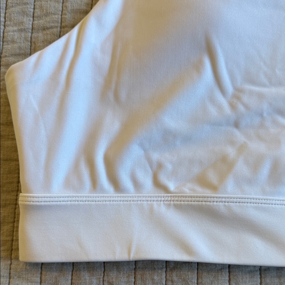 Fabletics White Sports Bra Size XL - Picture 2 of 9